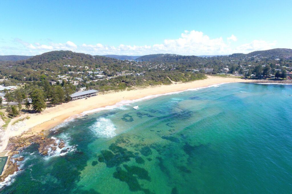 Avalon Beach Aerial View