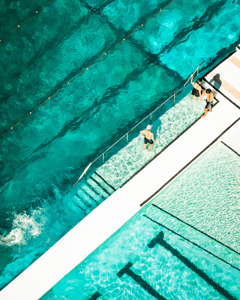 Bondi Beach Summer Landscape with Turquoise Sea
